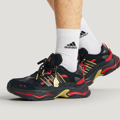 Adidas/Adidas正品春季款男女减震低帮系带耐磨跑步鞋KI1845