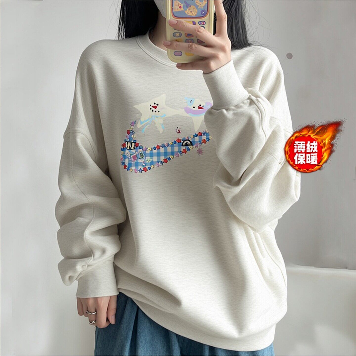 Nike耐克卫衣女装2025冬