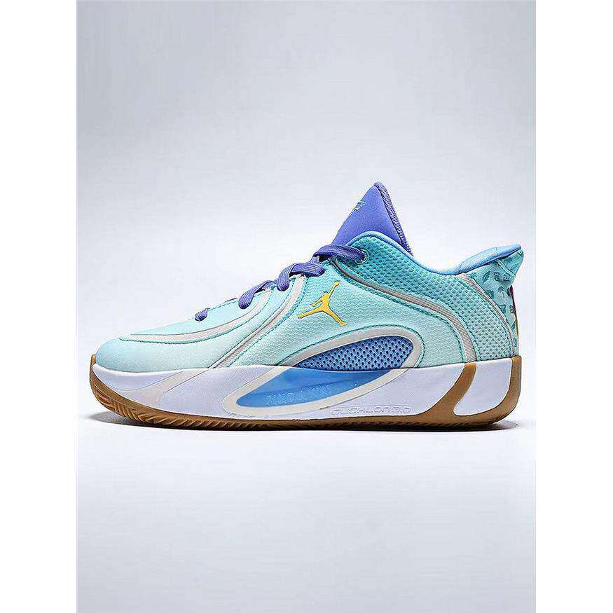 Nike耐克童鞋白绿蓝JORDA