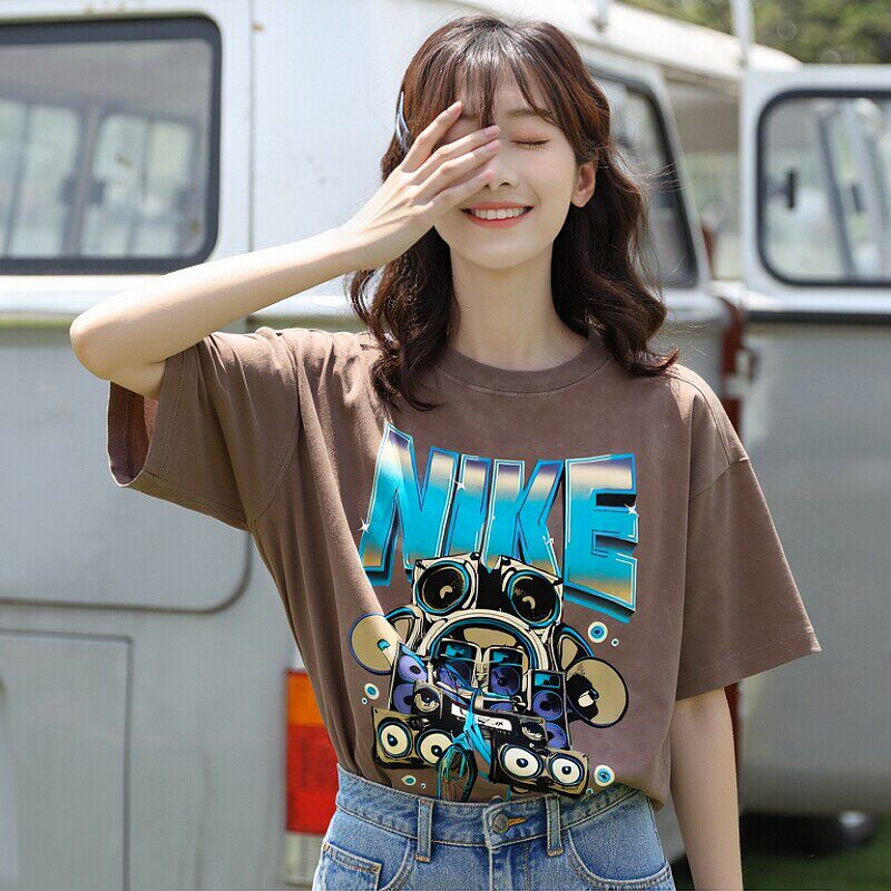 Nike耐克美式复古短袖女