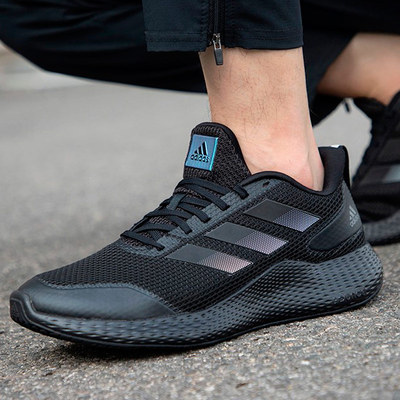 adidas阿迪达斯男鞋春秋季新款黑武士运动鞋训练缓震跑步鞋GW2499