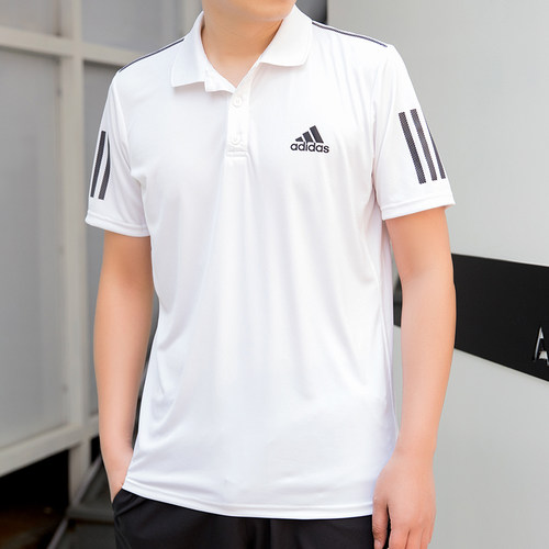 Adidas阿迪达斯短袖男装夏季新款透气速干POLO衫休闲运动健身T恤