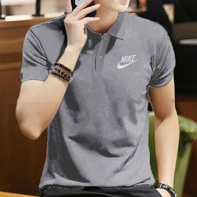 NIKE耐克短袖男T恤25夏新款宽松正品男士灰运动服翻领半袖POLO衫