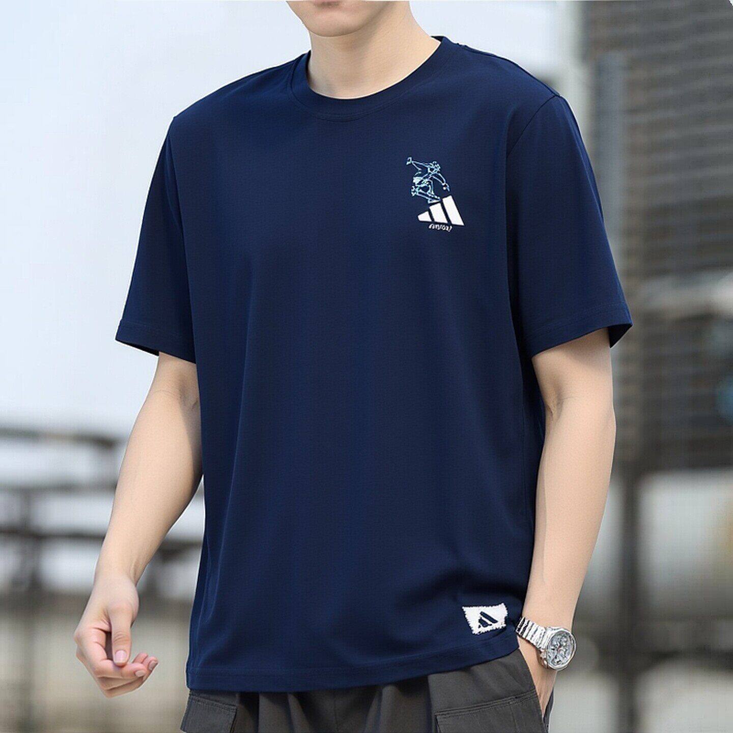 Adidas阿迪达斯男士短袖T