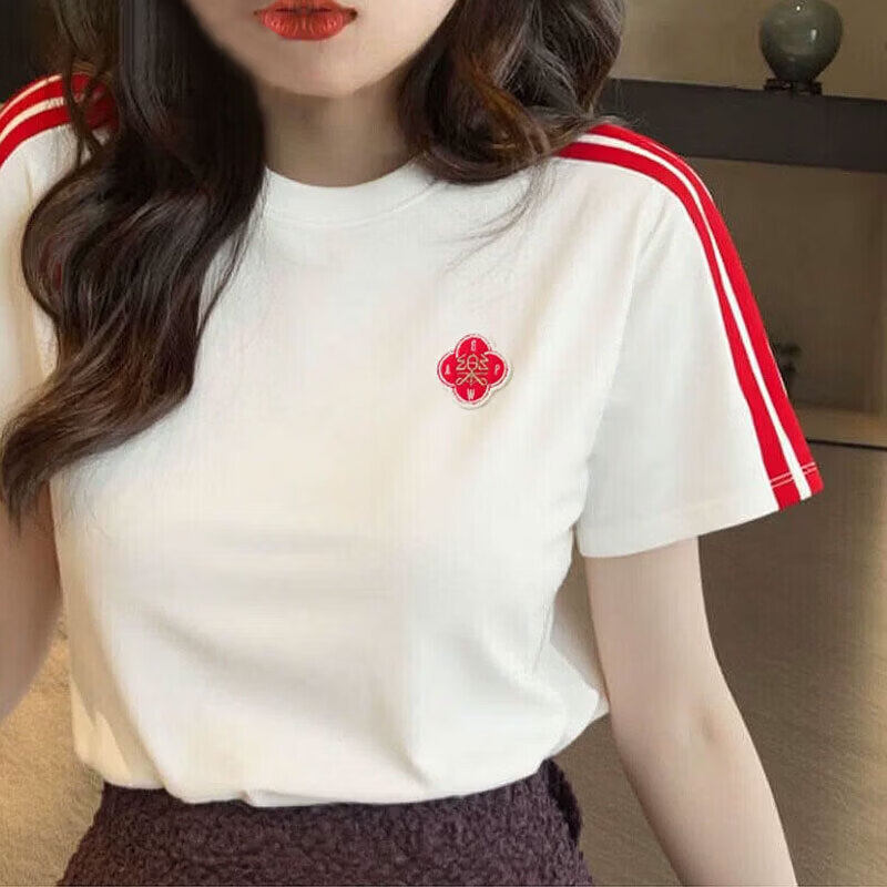 阿迪达斯短袖女春季新款