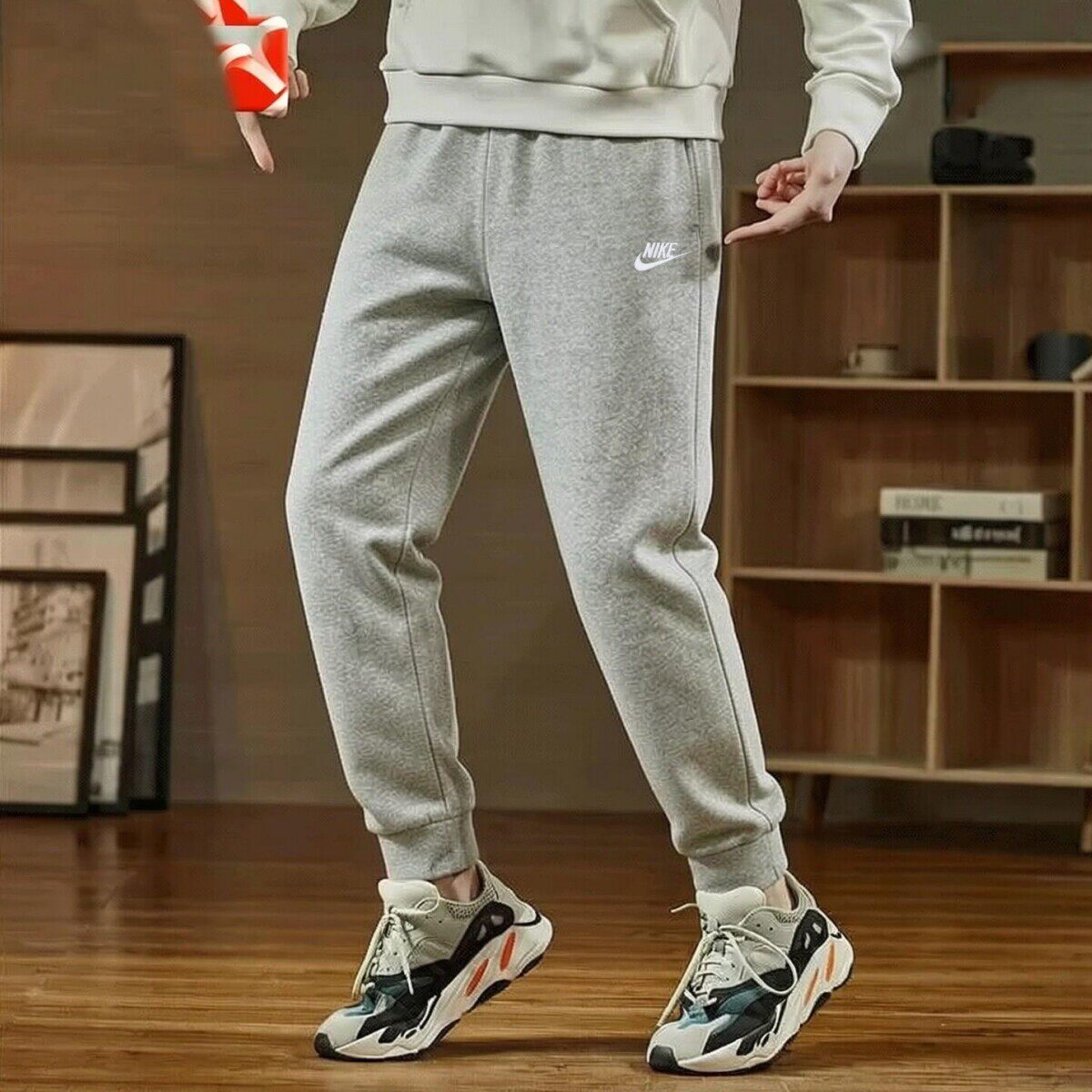 Nike耐克裤子正品灰色束
