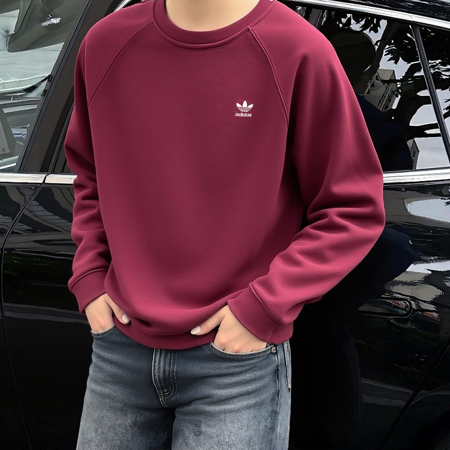 阿迪达斯三叶草卫衣男新