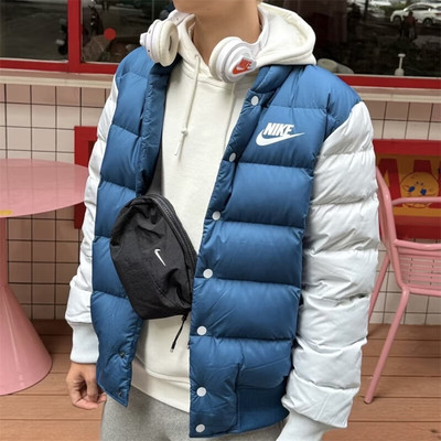 NIKE耐克正品羽绒服冬季新款男士外套厚款棒球服保暖运动装IB4499