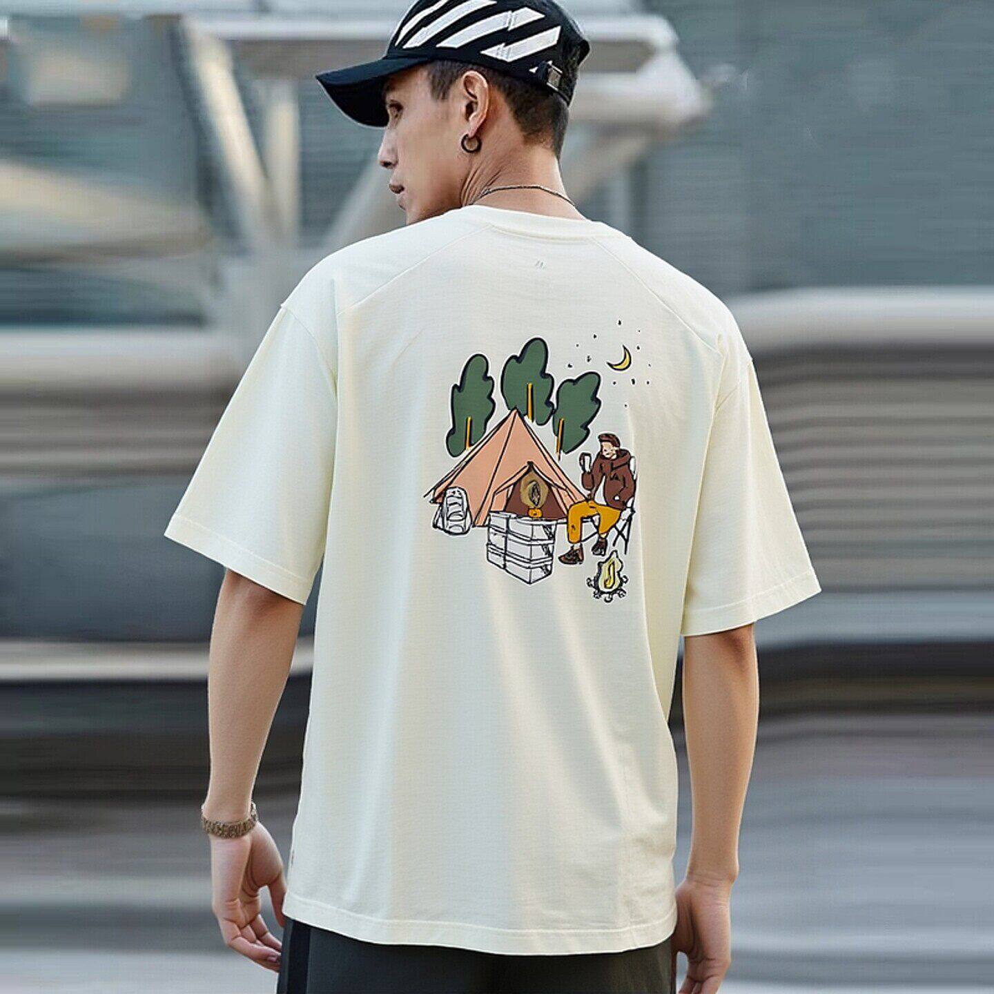 阿迪达斯白色短袖男夏季