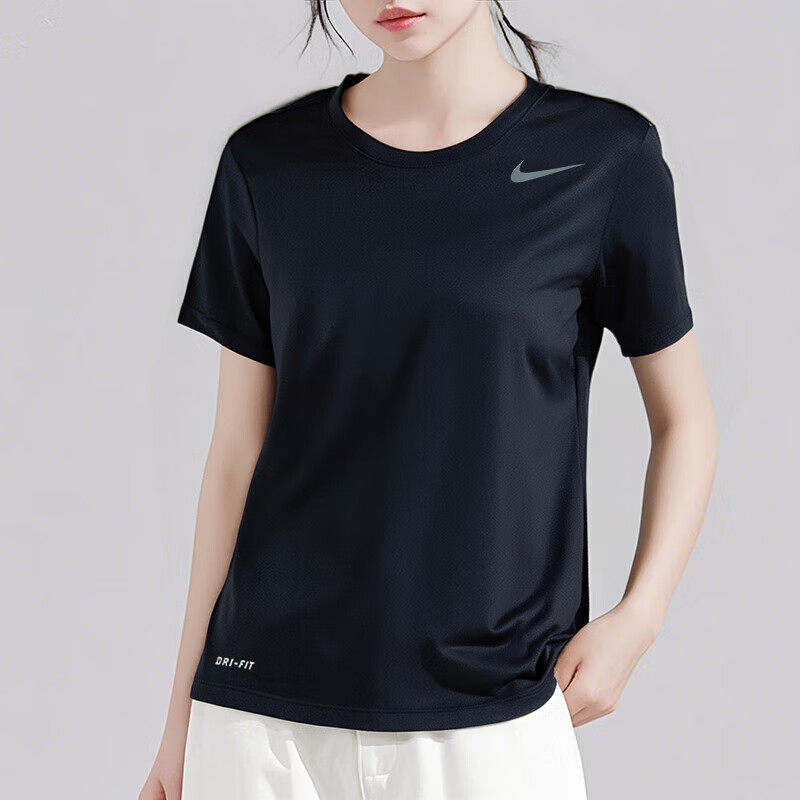 速干短袖Nike耐克女子跑步运动T恤正品夏季新款训练服透气薄上衣