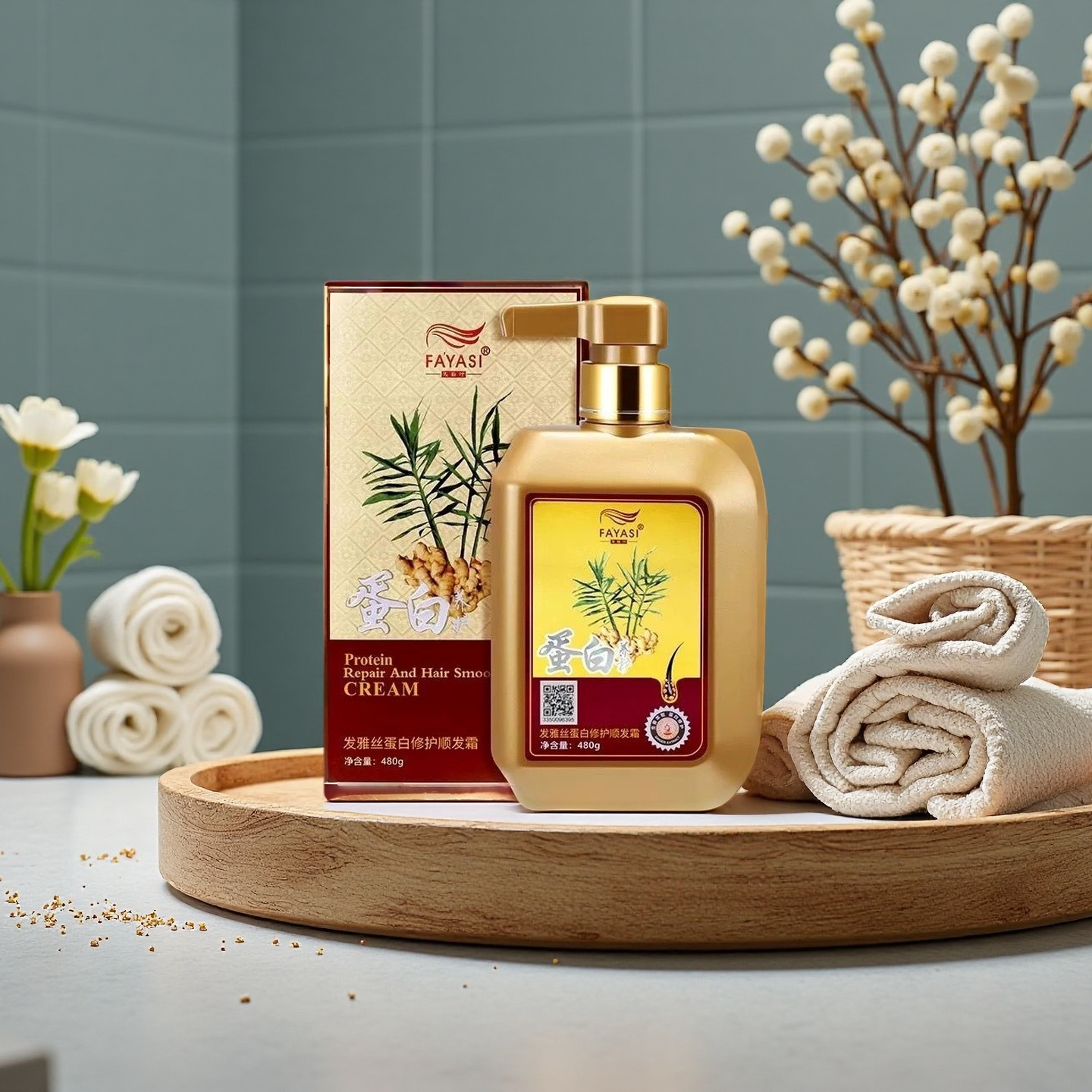 姜医生蛋白护发霜健发防脱去屑控油洗发水固发养发精华液实体同款,美发护发/假发,护发素,淘宝优惠券,粉丝福利购,淘宝优惠卷