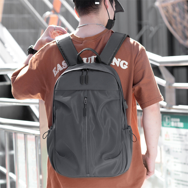 休闲背包双肩包男时尚运动双肩背包小众潮轻便旅行礼品牛津布背包