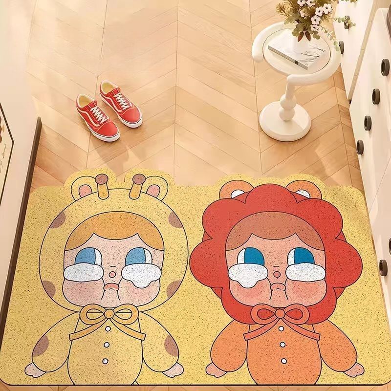 哭娃入户地垫家用丝圈可裁剪