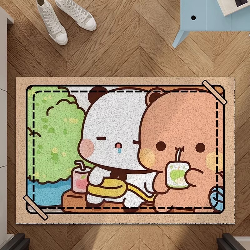 入户丝圈地垫一二布布可爱