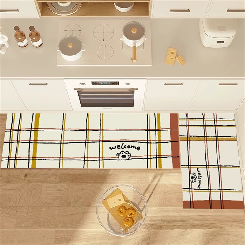 厨房地垫家用可擦免洗防滑硅藻泥