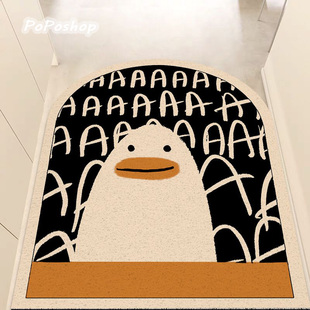 入户门地垫家用进门垫门口耐脏丝圈脚垫可裁剪竖版防滑玄关入门垫