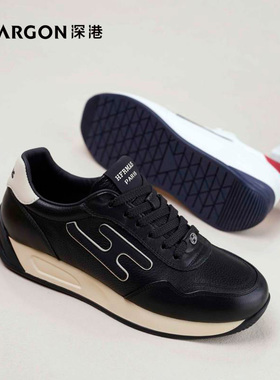 深港专柜2025新品系带圆头运动时尚休闲百搭男士单鞋子W967Q93907