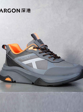 深港专柜2024冬季新款圆头平底休闲舒适男士运动老爹鞋H905Q93640