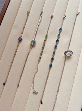 不定时更款清新独特天然晶石女手