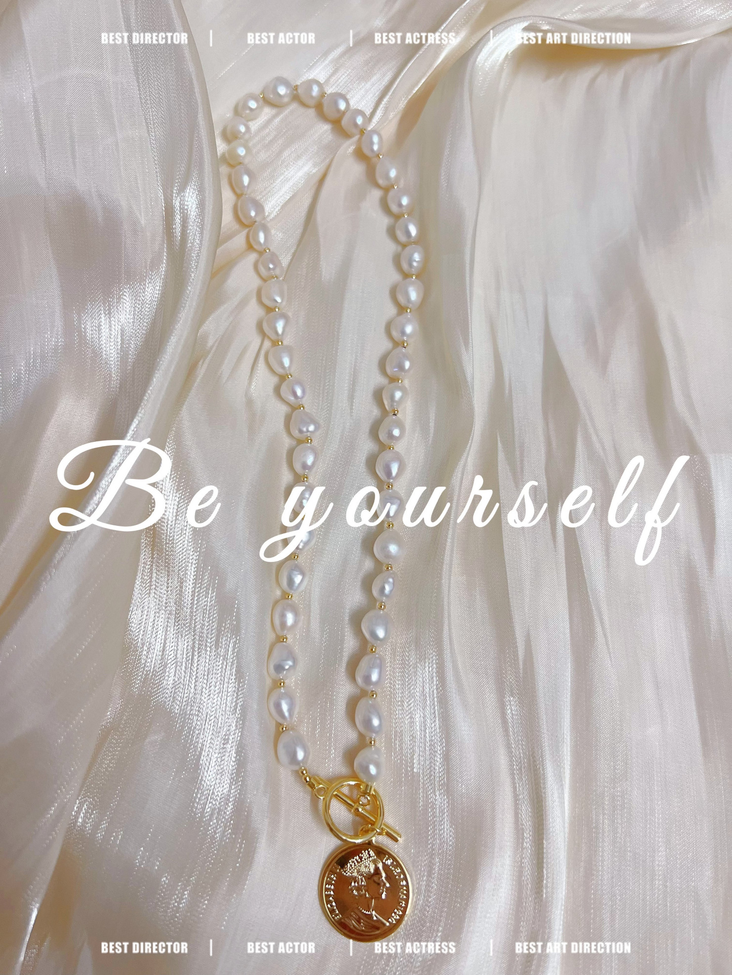 ins风格项链珍珠天然巴洛克