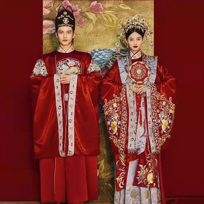 清仓样衣中式新娘汉服婚纱礼服