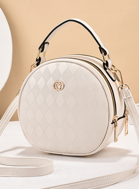 轻奢包包女2026新款女包手提包女士百搭时尚流行单肩斜挎包小圆包