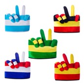 2024德国欧洲杯法国足球队酒吧KTV装 饰球迷手指加油助威狂欢帽子