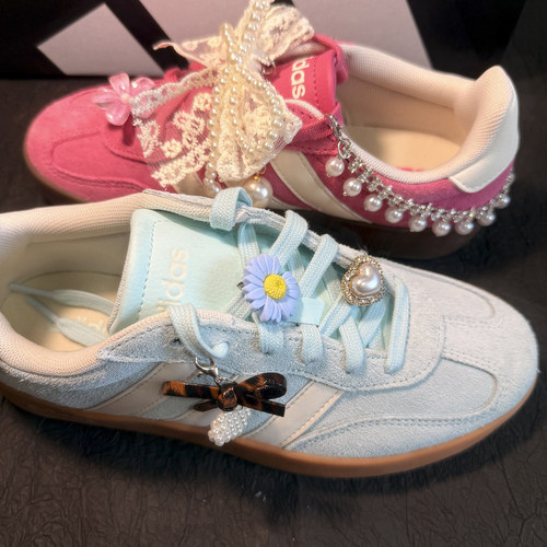 Adidas阿迪达斯 BARREDA男女款复古运动休闲T头板鞋JQ4237 JQ4238