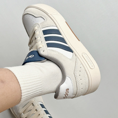 adidas 阿迪达斯neo Entrap 防滑耐磨低帮男女休闲百搭板鞋JQ3925