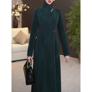 高档优雅毛呢外套女2026秋冬季新款时尚气质修身显瘦高贵妮子大衣