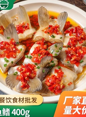 回鱼翅鱼鳍鮰鱼刺翅鱼新鲜水产酒店饭店特色半成品菜配菜火锅食材