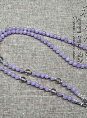 天然薰衣草紫水晶白水晶唐卡项链泰国佛牌毛衣挂链可定制其他款式