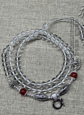 天然白水晶泰国佛牌其他款式挂链