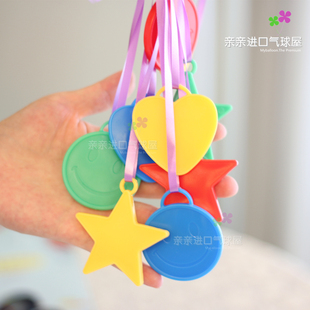 气球吊坠气球承重块气球配重塑料挂件气球手拿挂坠五角星心形吊坠