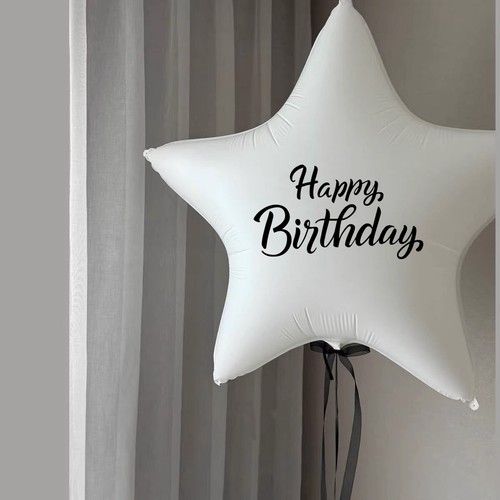 ins超大五角星气球铝膜儿童生日场景氛围拍照道具装饰品布置背景