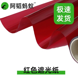 蚂蚁试管遮纸红色新后小群工具用品红色遮光纸阿韬ants