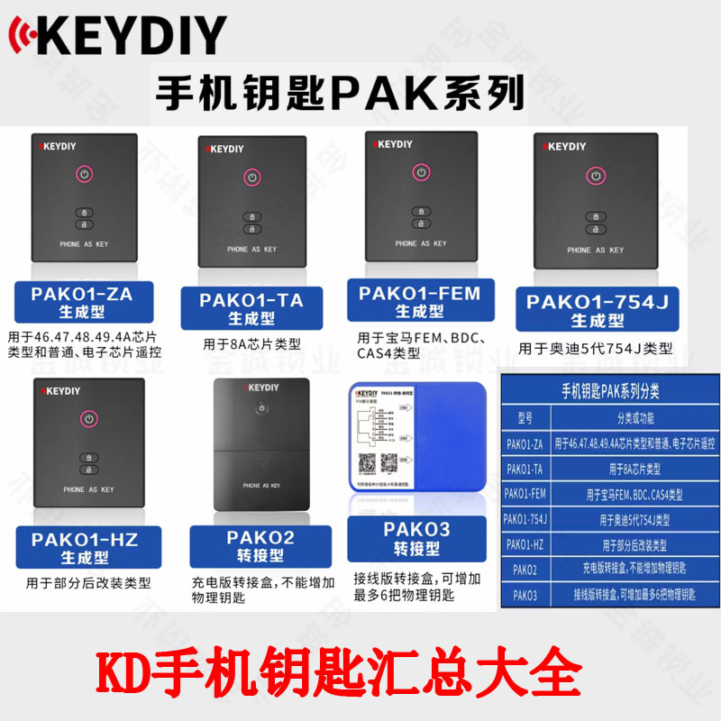 PAK01FEMDBCCAS4手机钥匙