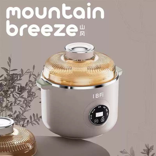 艾博菲·山风侘寂膳养煲IBFD-083 304不锈钢内壁安心0涂层1.2L