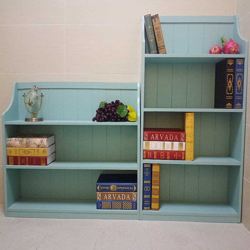 实木书架置物架现代简约简易自由组合书柜落地日式儿童储物架整装