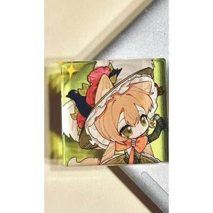 新款重返未来1999周边同人自制马库斯苏芙比彩窗亚克力砖桌面摆件