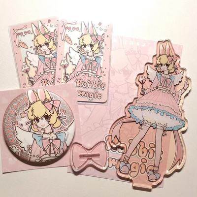 非人哉小玉同人自制立牌吧唧