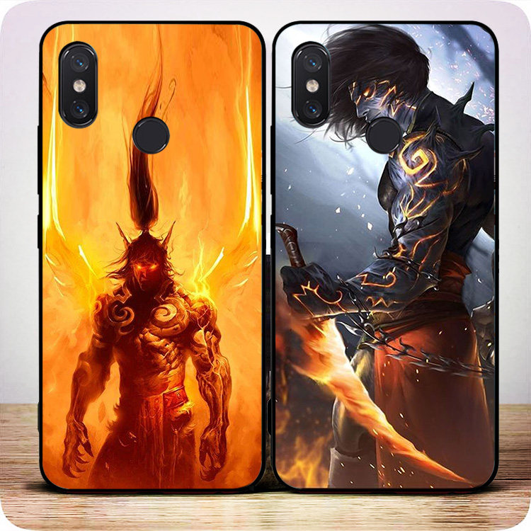 魔兽/恶魔猎手6X小米8探索版手机壳MIX2S全包边8SE软硅胶套5X磨砂