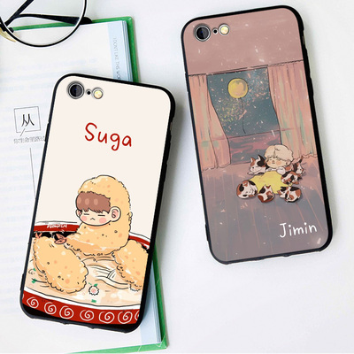 jimin手机壳磨砂iphone硅胶