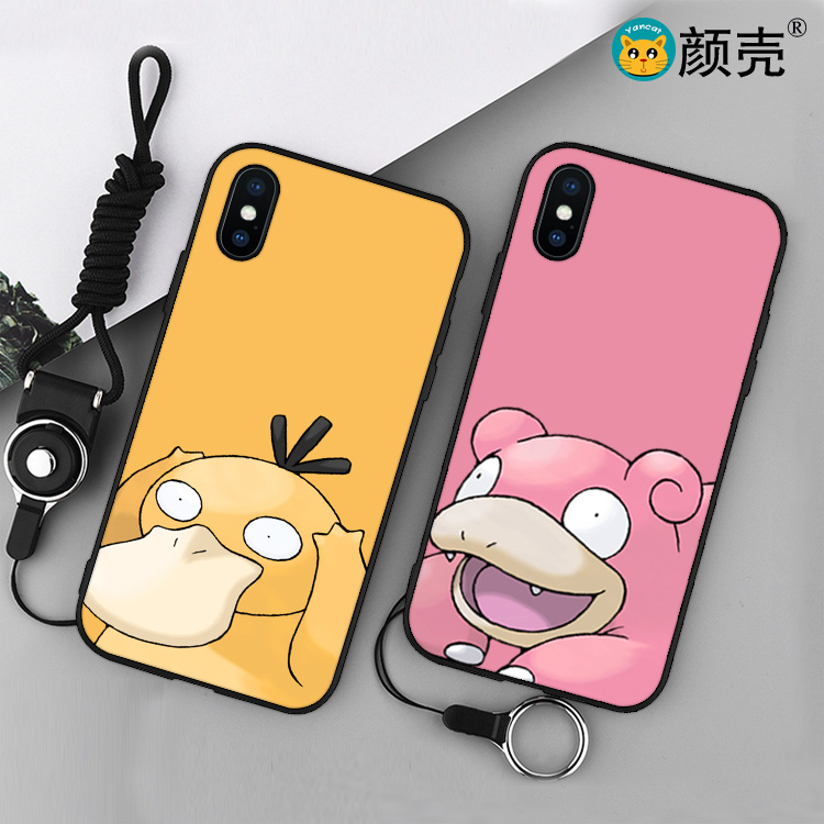 口袋妖怪/可达鸭/呆呆兽适用于13手机壳XSMAX苹果12软11磨砂7PLUS iPhone14PROMAX华为小米荣耀OPPO VIVO一加