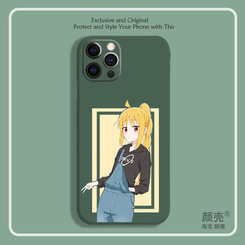 孤独摇滚虹夏12色液态硅胶手机壳适用苹果iPhone 11 12 13 14 PRO MAX XS XR 6 7 8华为一加小米VIVOPPO荣耀