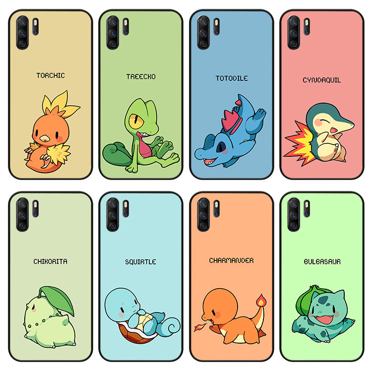 宠物小精灵小火龙手机壳适用P40华为P20PRO御三家NOVA5软MATE30软