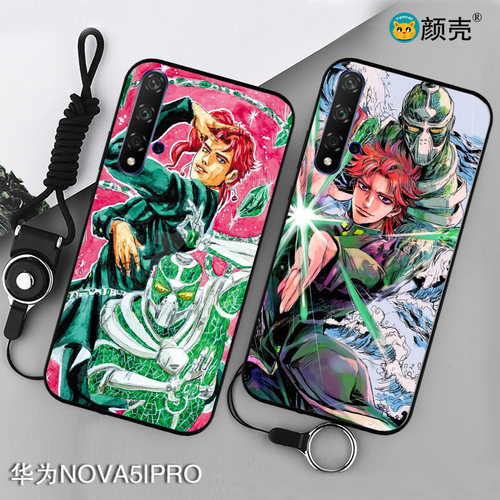 JOJO花京院典明手机壳适用P40华为P30PRO NOVA7全包边mate20荣耀9