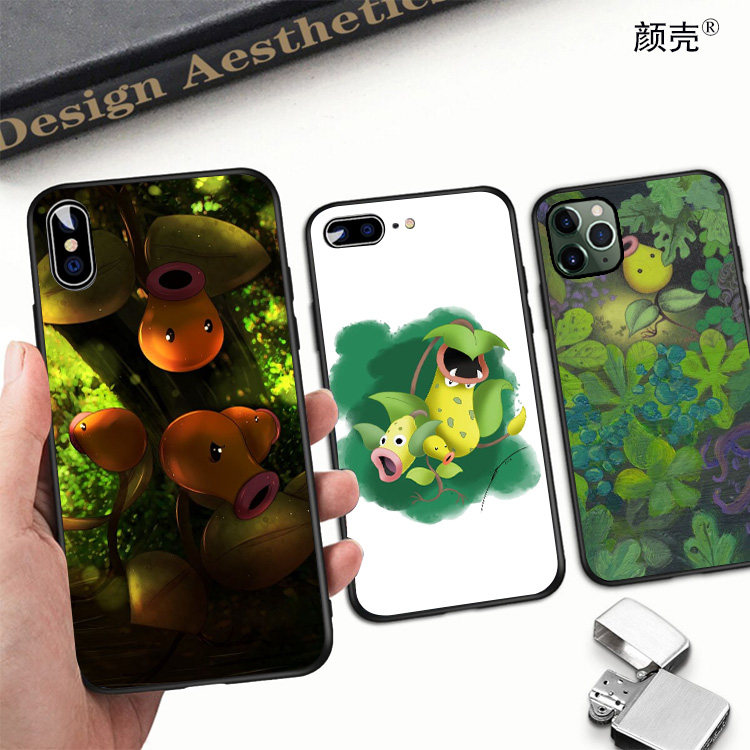 喇叭芽手机壳适用XSMAX苹果11防摔iphone6s软7/8plus宠物卡通XR