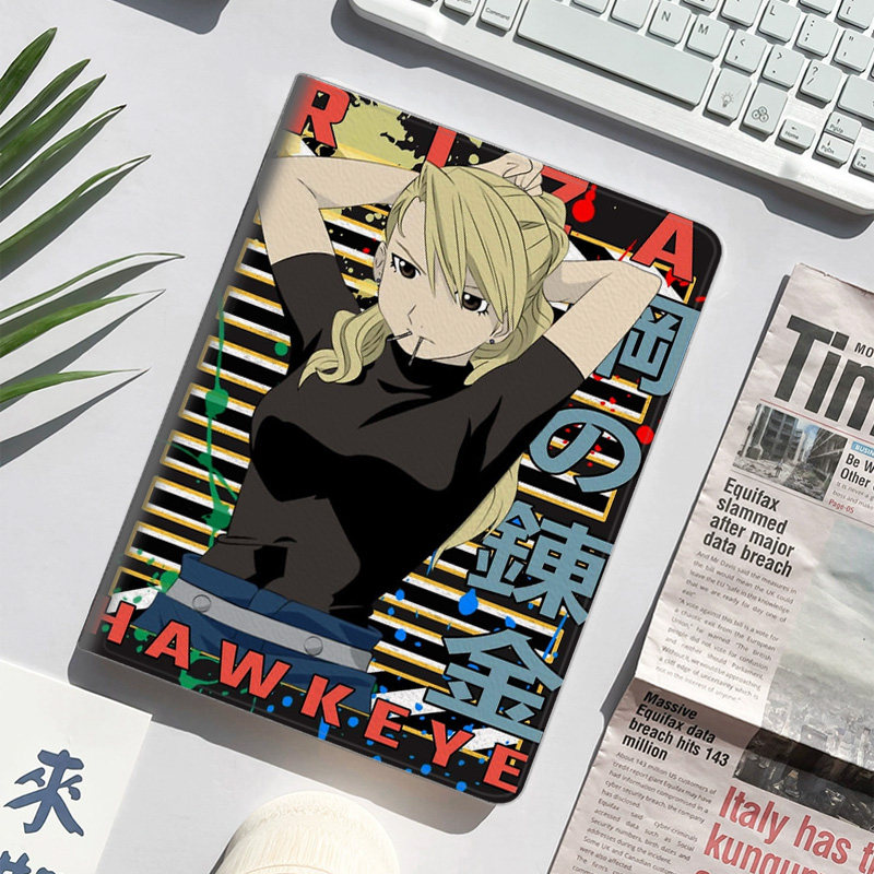 钢之炼金术师 莉莎霍克爱平板皮套适用ipad10保护壳pro13全包mini6软air56蚕丝纹10.9寸华为10.2笔槽11.5s,3C数码配件,平板电脑保护套/壳,淘宝优惠券,粉丝福利购,淘宝优惠卷