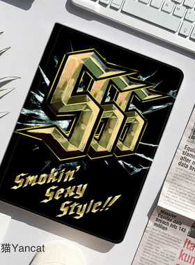 鬼泣5游戏周边sss评分平板皮套11适用ipad10保护壳pro13全包mini6软air567蚕丝纹10.9寸华为matepad笔槽11.5s